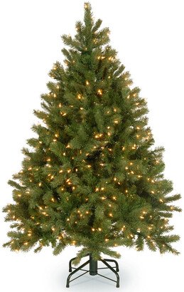 National Tree Company 4.5Ft Feel-Real Downswept Douglas Fir Hinged Tree