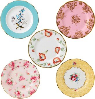 100 Years 1950-1990 5-Piece Plate Set