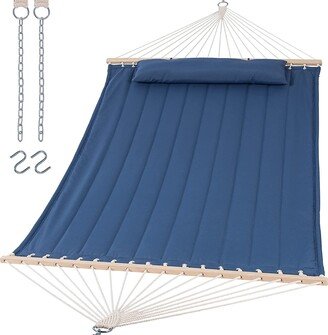 NERVETTA HOME Heavy Duty Hanging Tree Hammock for Two with Large Soft Pillows