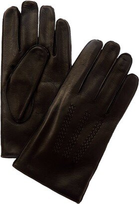 Men's Nappa Black Cashmere Lined Gloves