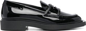 3juin Square-Toe 35mm Leather Loafers