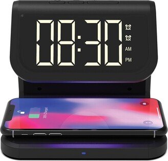 Uv Sterilizer Wireless Charger/Dual Alarm Clock