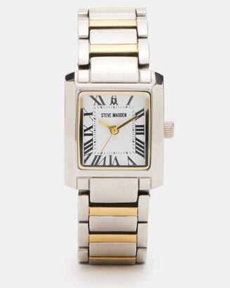 Two Tone Luxe Link Watch Multi