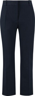 Cotton Cropped Trousers-AA