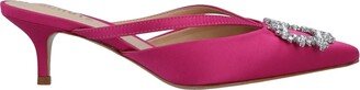 Mules & Clogs Fuchsia-AA