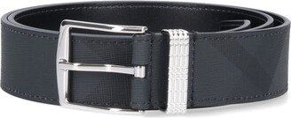 Checked Buckle Belt-AA