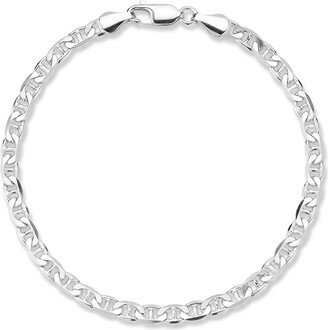 Yield Of Men Silver 4Mm Mariner Link Chain Bracelet