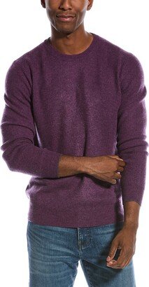 Rib Tipped Cashmere Crewneck Sweater-AC