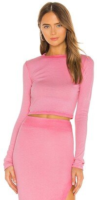 x REVOLVE Verona Crop Long Sleeve