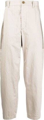 Straight-Leg Cut Trousers-AJ