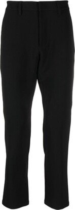 High-Waisted Straight-Leg Trousers-CC