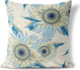 Amrita Sen Designs Amrita Sen Sunny Blooms Indoor Outdoor Pillow