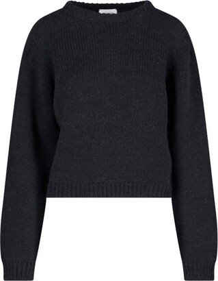 Melange Crewneck Knitted Jumper