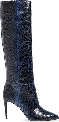 Animal Motif Knee-Length Boots-AA