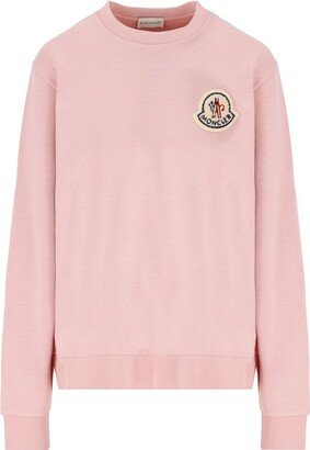 Logo Patch Crewneck Sweater