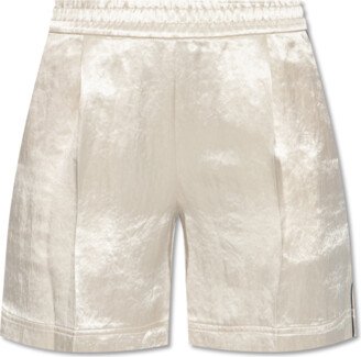 Shorts With Pockets - Cream