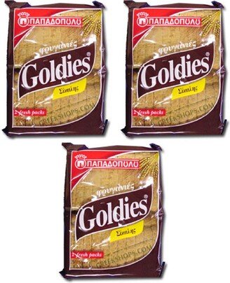 3 Papadopoulou Goldies Dark Wheat | Rye Toast Rusks