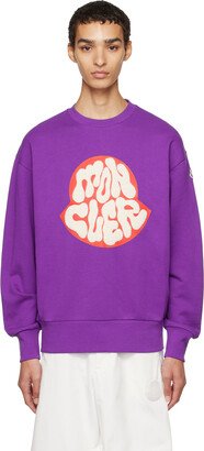 Purple Graphic Sweatshirt