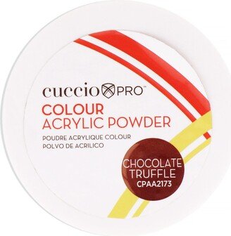 Colour Acrylic Powder - Chocolate Truffle by Cuccio PRO for Women - 1.6 oz Acrylic Powder