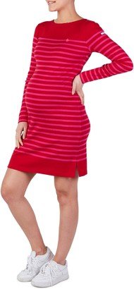 x Armor Lux C'est La Vie Quimper Long Sleeve Maternity Dress