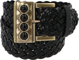 Interwoven Gemstone Embellished Belt