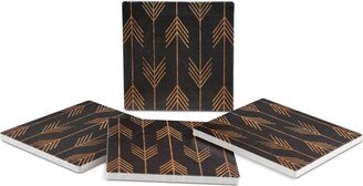 Gold Arrow Modele 4-Pc. Coaster Set