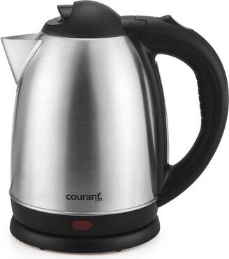 Liter Cordless Stainless Steel Electric Kettle - Silver