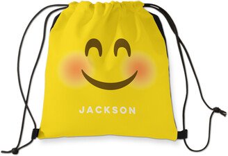 Drawstring Backpacks: Emoji Smiles Drawstring Backpack