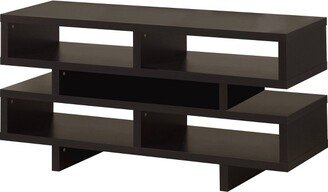 Parker 5 Shelf TV Stand for TVs up to 55 Cappuccino Brown