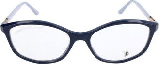 Oval Frame Glasses-BI