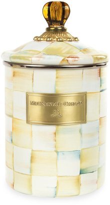 Parchment Check Medium Canister