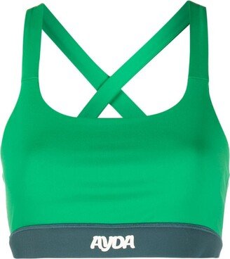 Ayda Volley logo-underband sports Bra