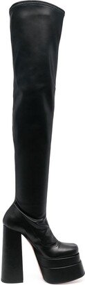 Platform Thigh-High Boot-AA