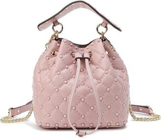 Tiffany & Fred Paris Studded & Quilted Leather Crossbody