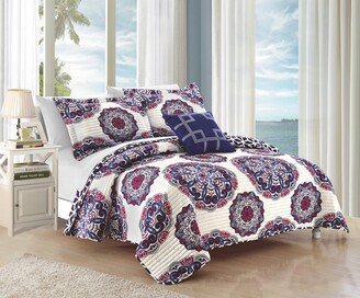 Madrid 8 Piece King Bed in a Bag Quilt Set