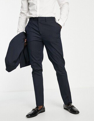 skinny suit pants in navy-AB