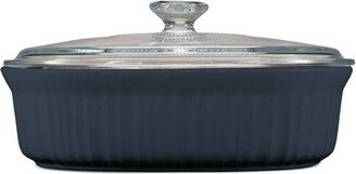 French Colors 2.5qt Oval Ceramic Baking Dish - Navy