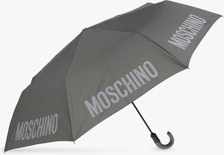 Folding Umbrella With Logo Unisex - Grey-AC