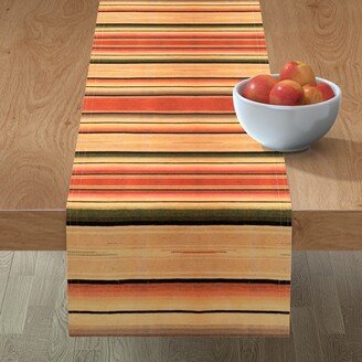 Table Runners: Saltillo Stripe - Orange Table Runner, 72X16, Orange