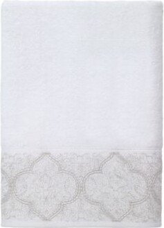 Scottsdale Scroll Border Cotton Bath Towels