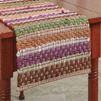 Park Designs Fall Colors Chindi Table Runner 13X36