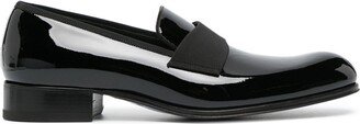 Patent-Finish Leather Loafers