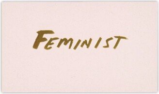 Terrapin Stationers Feminist Calling Card