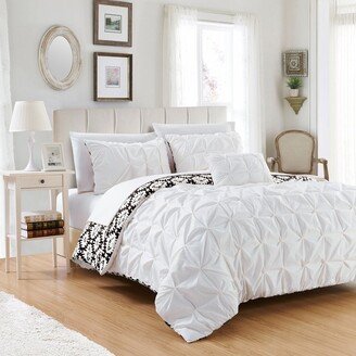 Chic Home Design Jana 3 Piece Reversible Duvet Cover Set