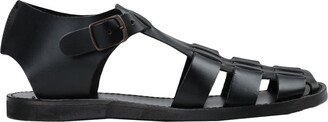 L'ARTIGIANO DEL CUOIO Sandals Black