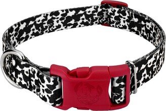 Country Brook Petz Deluxe Dairy Cow Dog Collar - Made in the U.S.A. (1 Inch, Large)