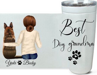 Custom Dog Grandma Tumbler, Mug, Mom Gift, Lover Mom, Gifts For Lovers, Gift Nana, Grandmother