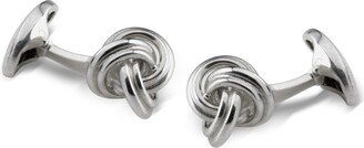 Sterling Silver Knot Cufflinks-AA