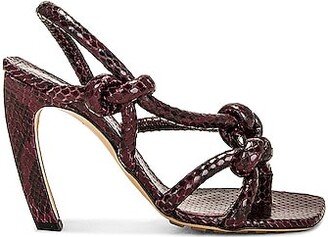 Jimbo Slingback Sandal in Burgundy