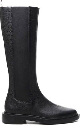 4-Bar Knee Length Chelsea Boots